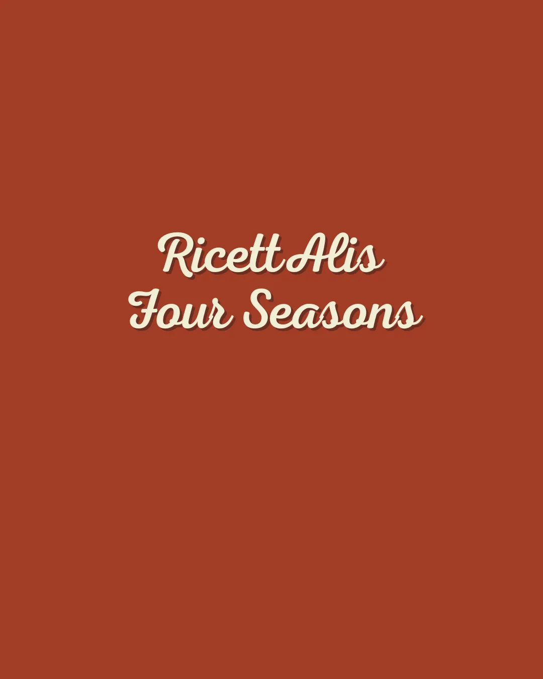 RicettAlis Four Seasons Culinary Journey